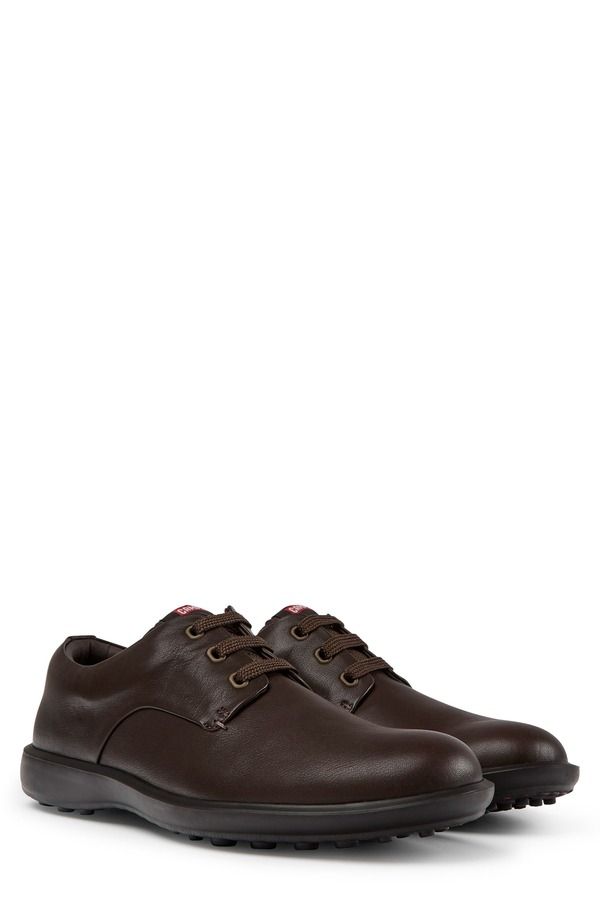 カンペール メンズ シューズ ダービー Camper Atom Work Derby Dark Brown ブラウン