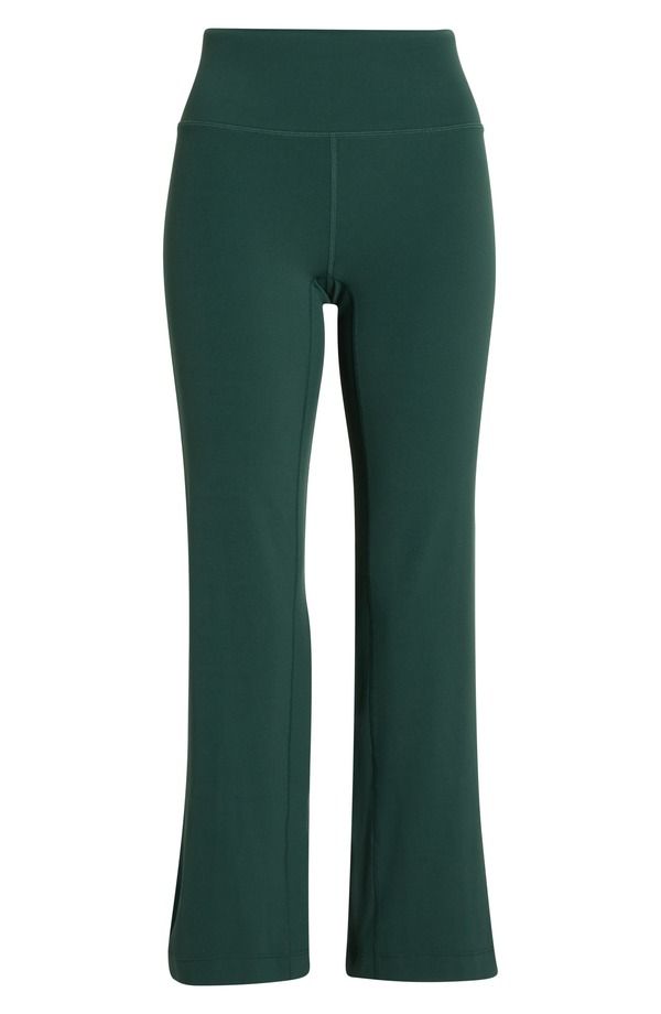 ゼラ レディース ボトムス カジュアルパンツ ハイウエスト アンクル Zella Studio Luxe High Waist Flare Ankle Pants Green Timber グリーン