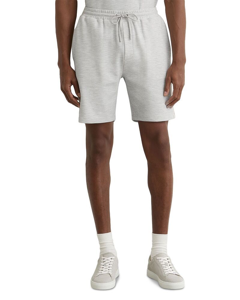 レイス メンズ ボトムス ハーフパンツ・ショーツ レギュラーフィット ショートパンツ REISS Regular Fit 7 Mint Green Shorts Grey Melange グレー