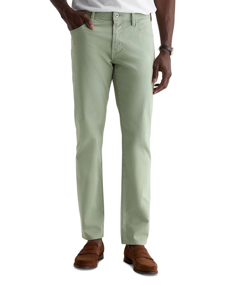 エージー メンズ ボトムス カジュアルパンツ スリムフィット AG Tellis 32 Slim Fitwill Pants Faded Moss