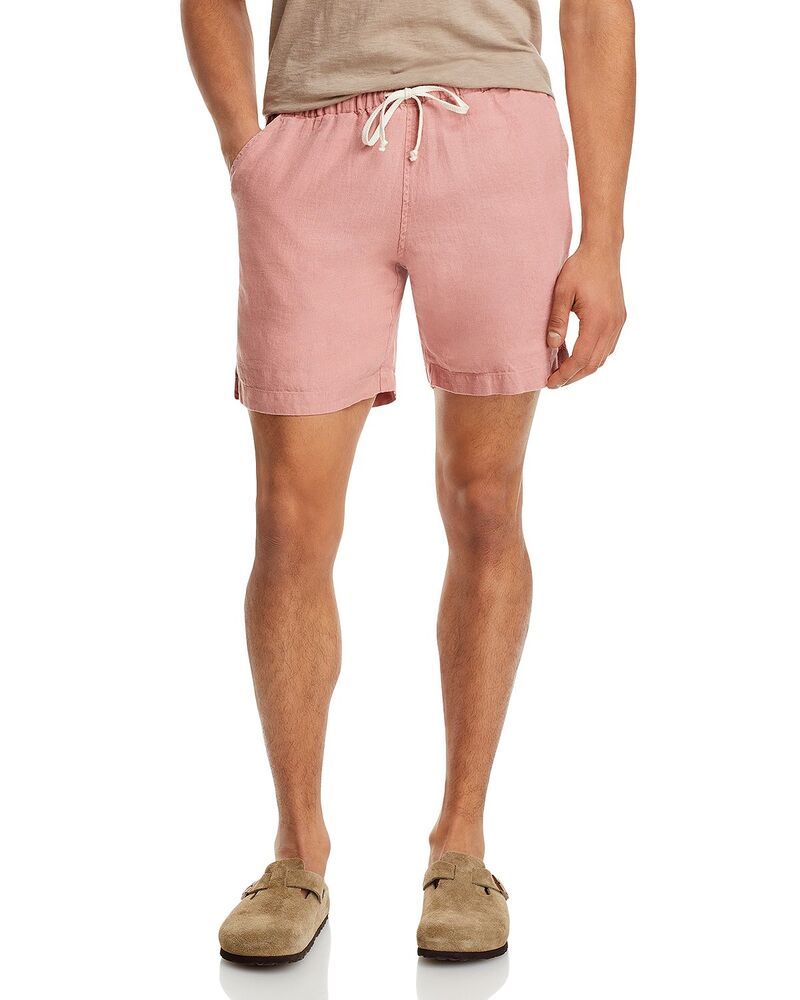 アレックスクレーン メンズ ボトムス ハーフパンツ・ショーツ ショートパンツ リネン Alex Crane Bo Linen 675 Shorts Watermelon