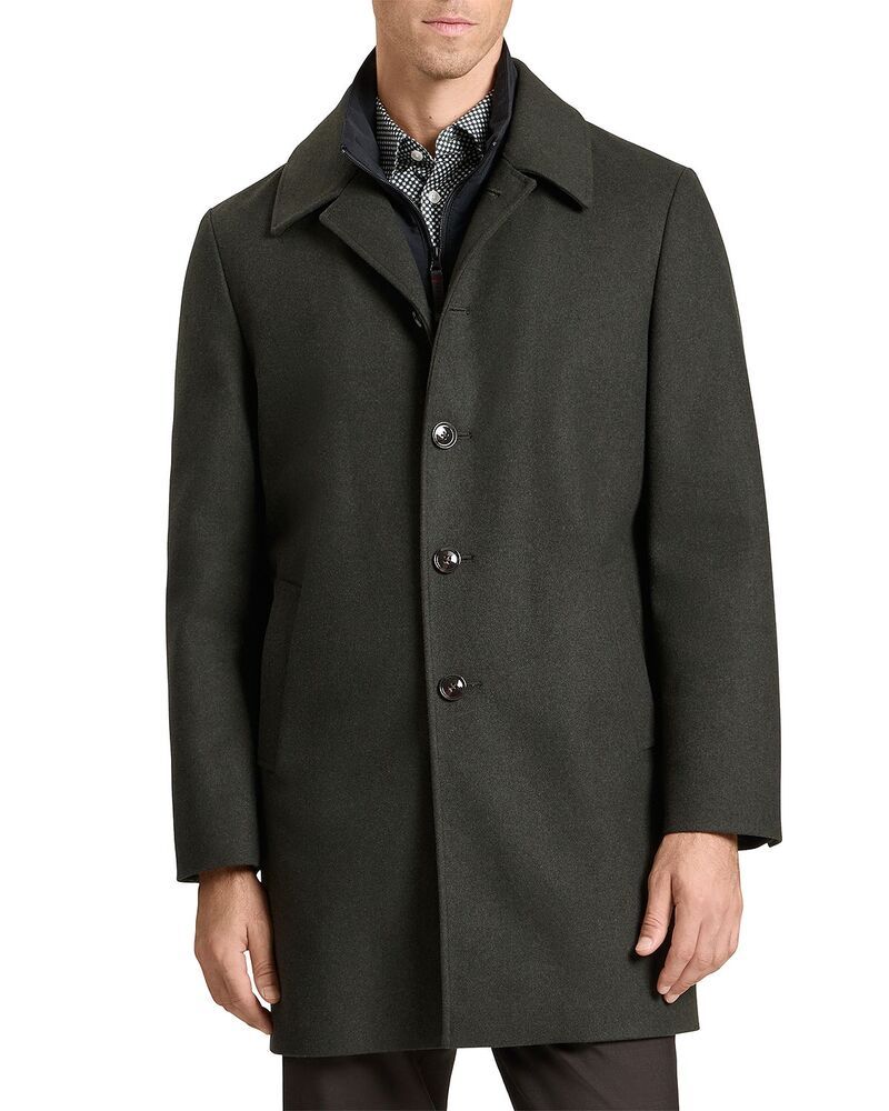 テッドベーカー メンズ アウター コート Ted Baker Wimbledon Overcoat Olive オリーブ