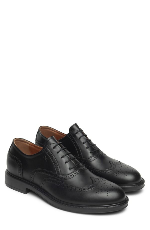 ネーロ ジャルディーニ メンズ シューズ オックスフォード ウィングチップ NeroGiardini Wingtip Oxford Black ブラック