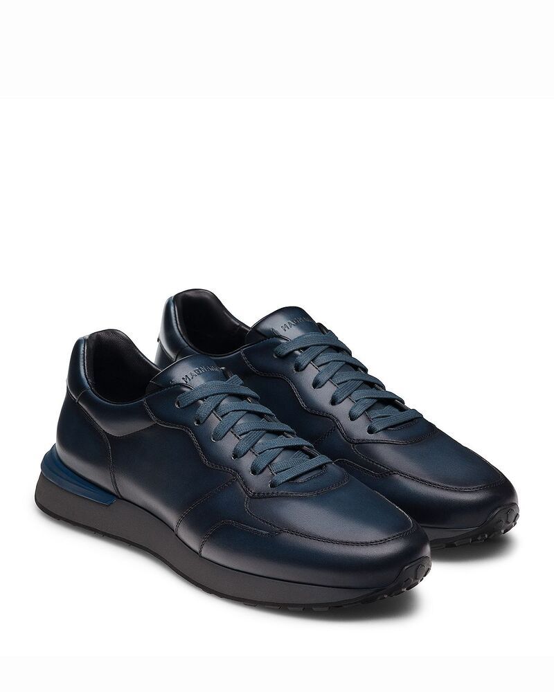 マグナーニ メンズ シューズ スニーカー Magnanni Mensyros Navy Sneakers Navy ネイビー