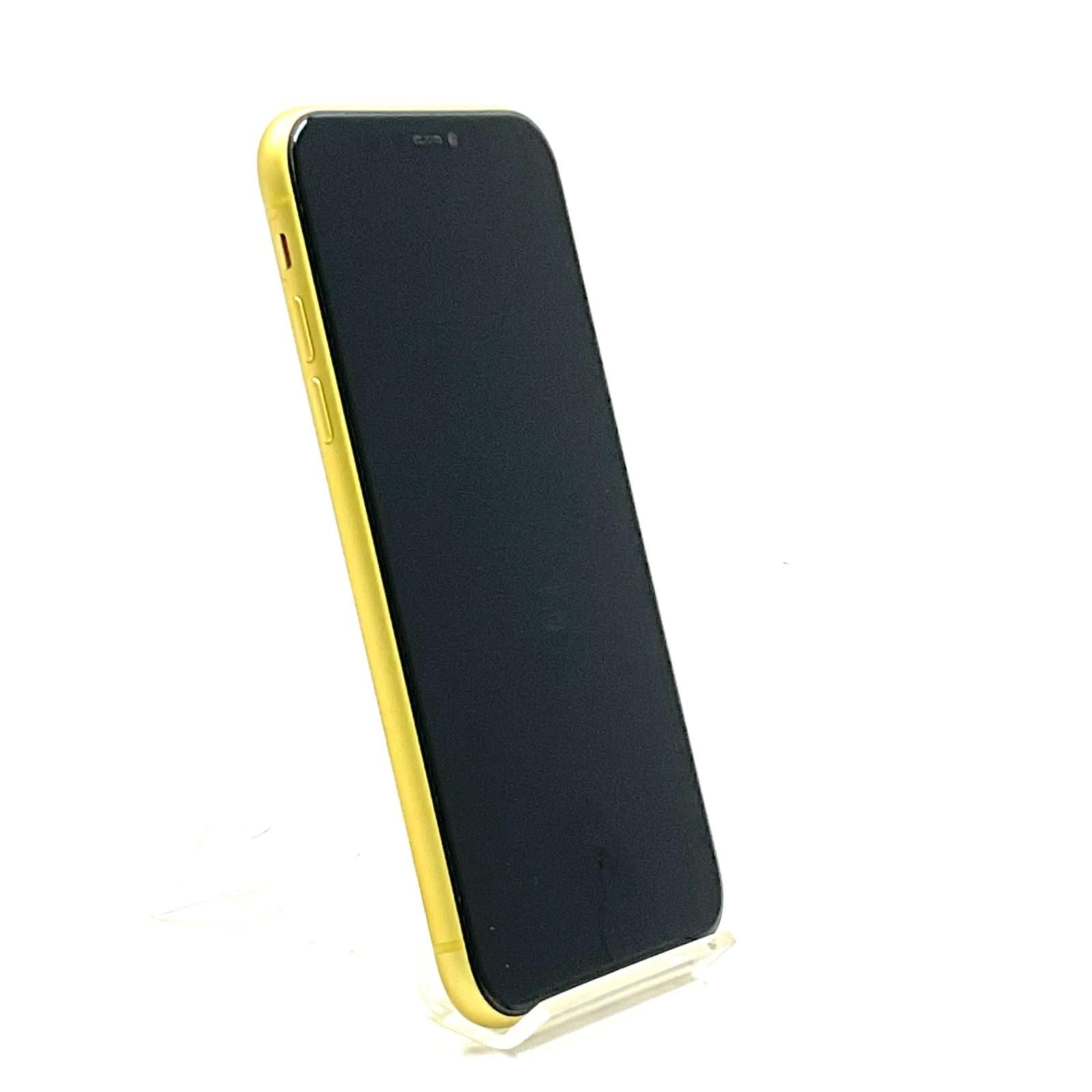 安い，本物保証】 iPhone 11 128GB イエロー SIMフリー 白ロム 動作
