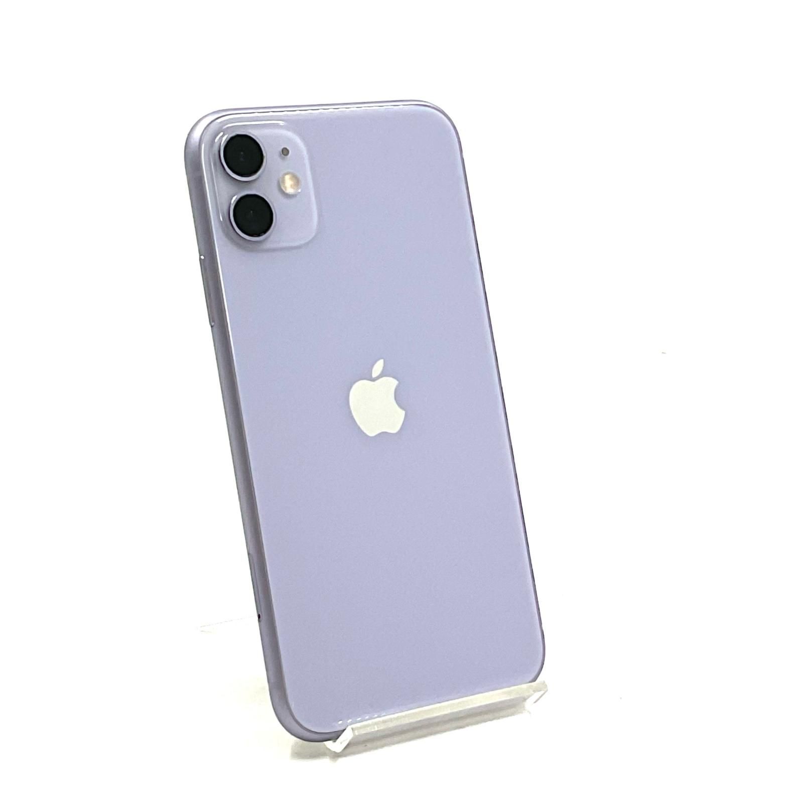 iPhone 11 128GB パープル Softbank 白ロム 動作確認済 70%【全額返金保証】【最速発送】