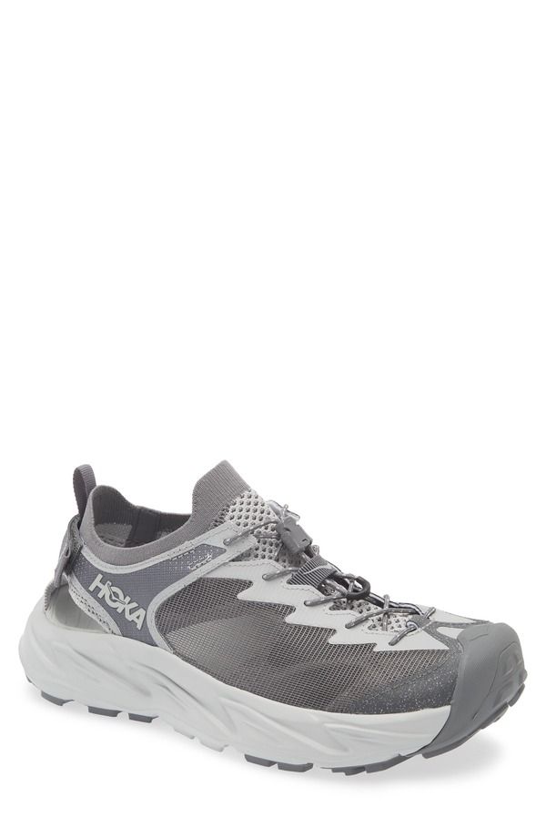 ホカオネオネ メンズ シューズ スニーカー HOKA Hopara 2 Waterepellent Hiking Sneaker Satellite Grey Stellar Grey グレー