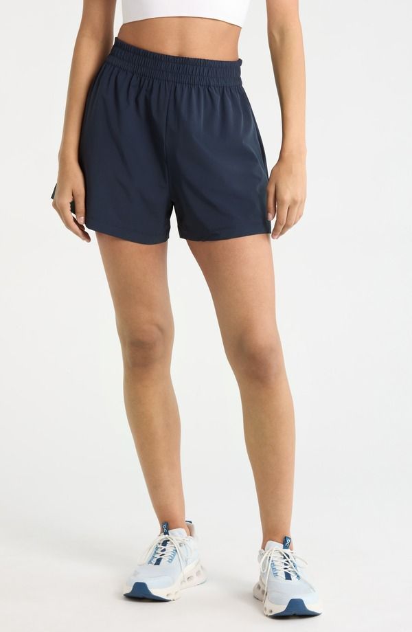 ゼラ レディース ボトムス ハーフパンツ・ショーツ ハイウエスト ショートパンツ Zellatlas High Waist Daily Shorts Navy Sapphire ネイビー 13,665円
