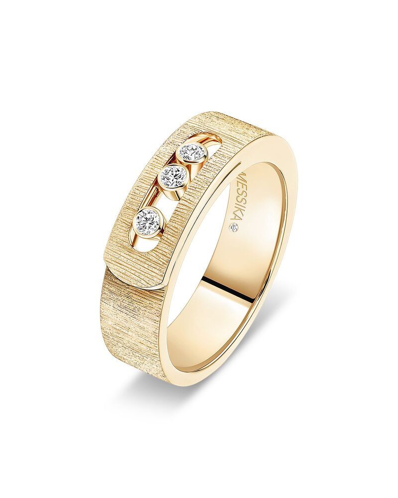 メシカ レディース アクセサリー リング Messika 18K Gold Move Noa Diamond Cisel Textured Ring 010 tcw Yellow Gold イエロー
