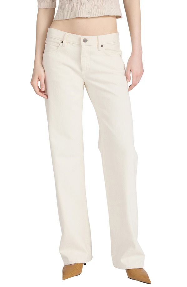 フレーム レディース ボトムス デニムパンツ ストレート ローライズ ジーンズ FRAME The Saturday Low Rise Relaxed Straight Leg Jeanshell