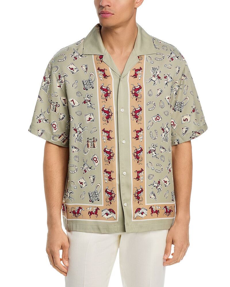 フューゴ メンズ トップス シャツ HUGO Espino Short Sleeve Shirt Light Pastel Green グリーン