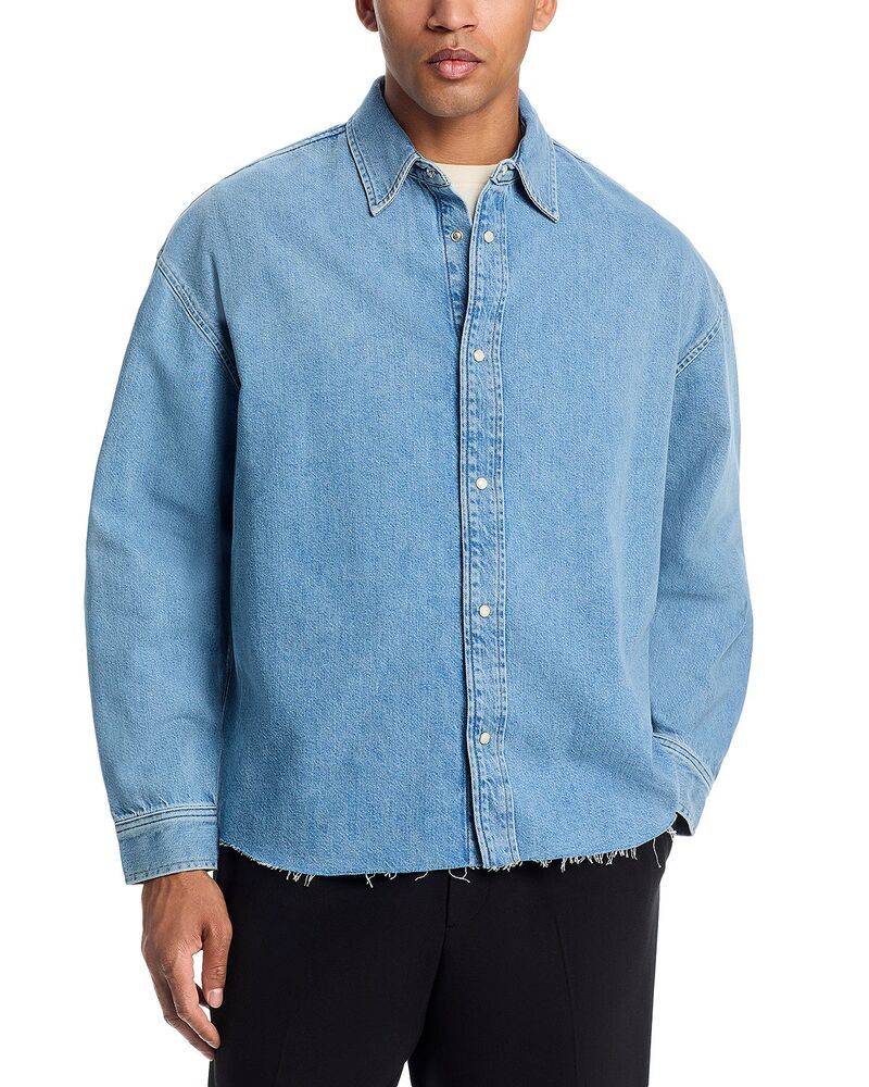 フレーム メンズ トップス シャツ リラックスフィット デニム FRAME Relaxed Fit Denim Shirt Suntrace デニム 50,280円
