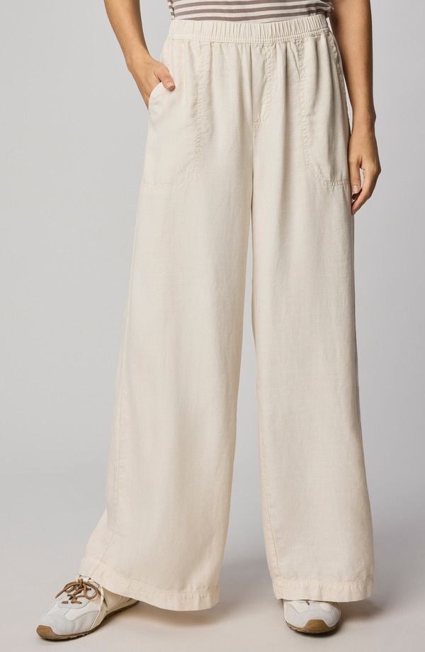 スプレンディット レディース ボトムス レギンス パンツ Splendid Angie Palazzo Pants Moonstone White ホワイト