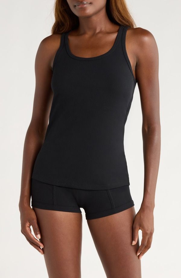 トムボーイ X レディース トップス カットソー TomboyX Powerib Tank Top Black ブラック