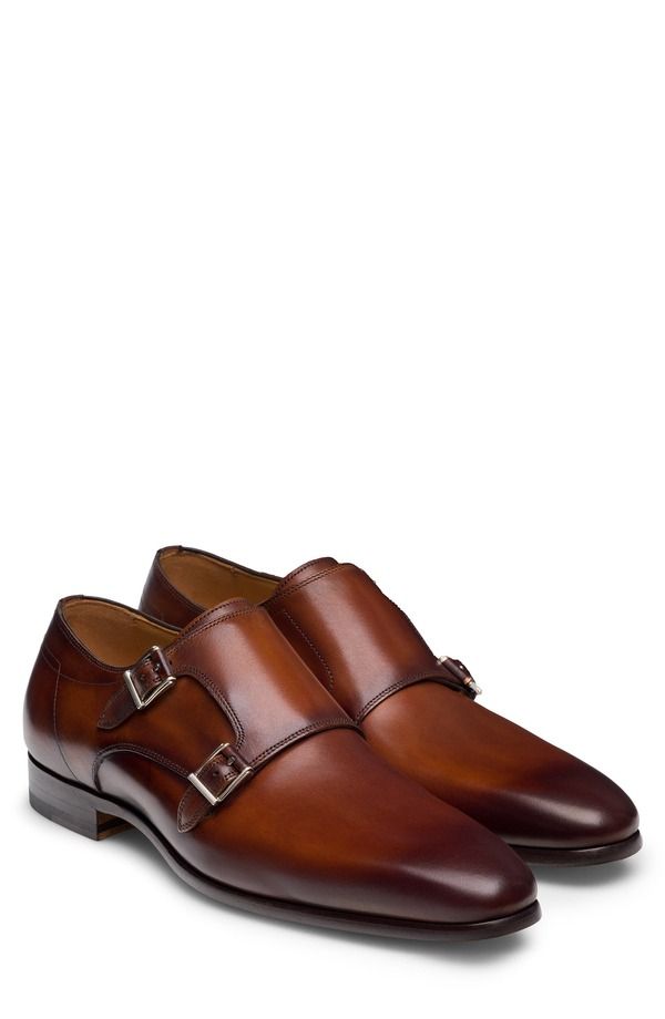 マグナーニ メンズ シューズ モンクストラップ モンク Magnanni Maxon Double Monk Strap Shoe Cognac