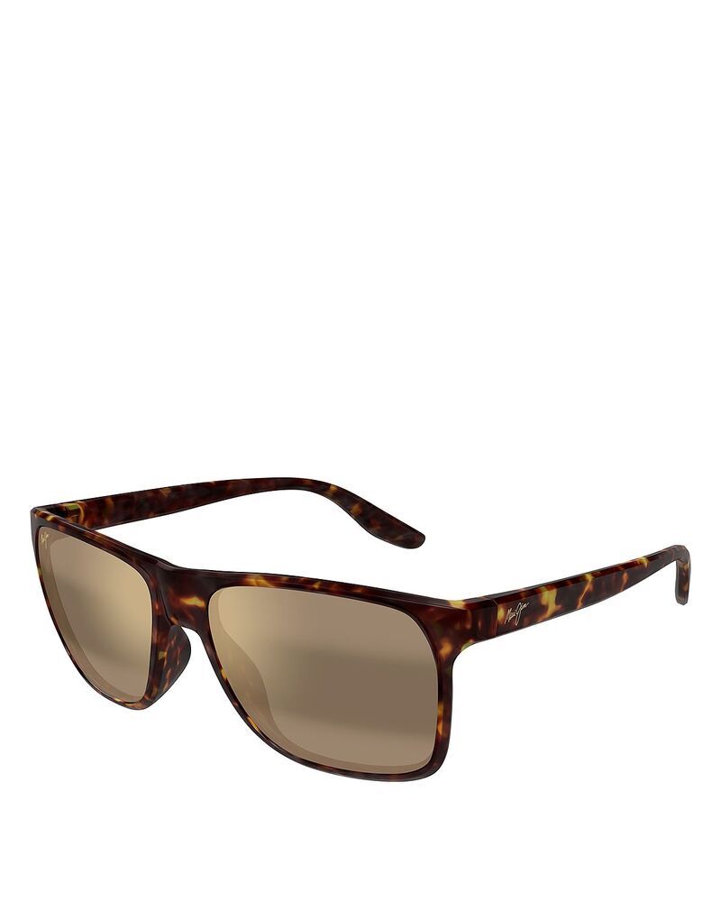 マウイジム レディース アクセサリー サングラス・アイウェア Maui Jim Pailolo Rectangular Sunglasses 59mm Tortoise