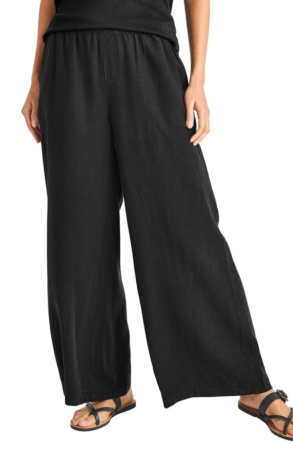 スプレンディット レディース ボトムス レギンス パンツ Splendid Angie Palazzo Pants Black ブラック