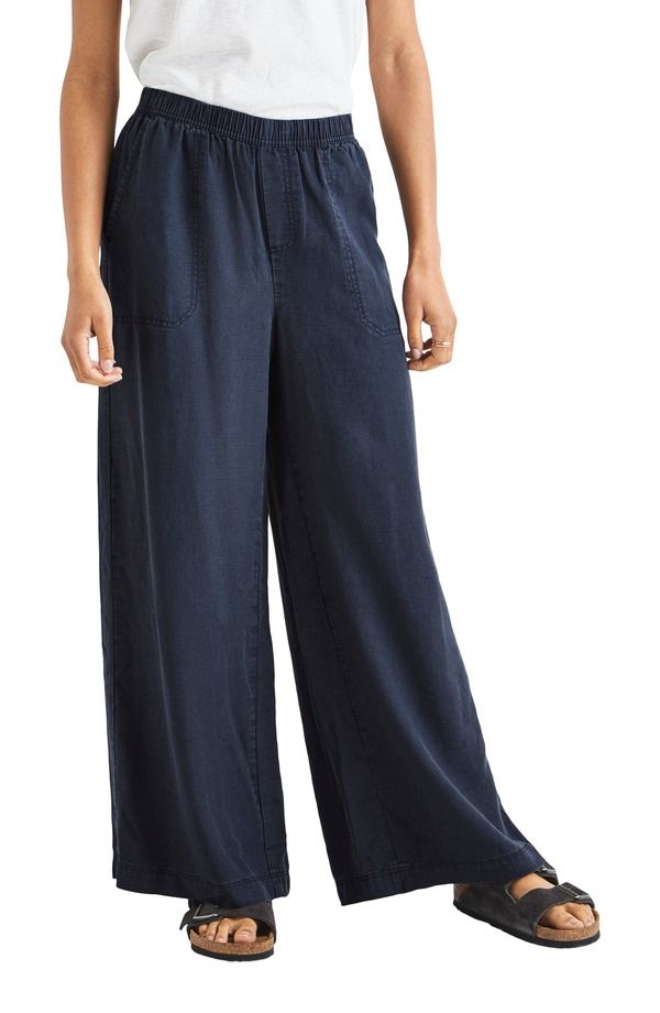 スプレンディット レディース ボトムス レギンス パンツ Splendid Angie Palazzo Pants Navy ネイビー