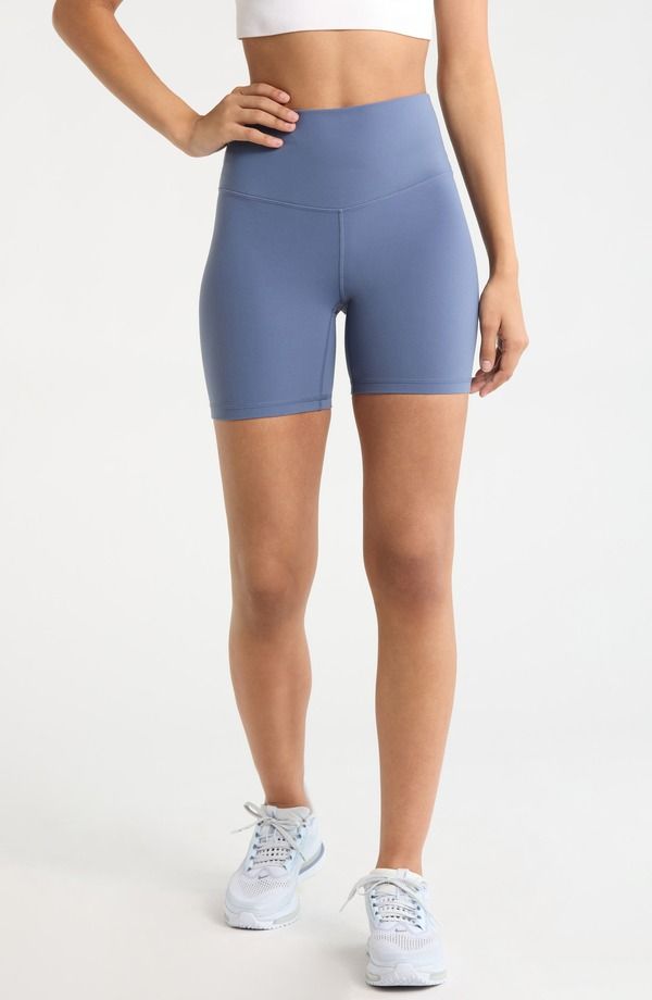 ゼラ レディース ボトムス ハーフパンツ・ショーツ ショートパンツ Zella Studio Luxe Bike Shorts Blue Vintage ブルー