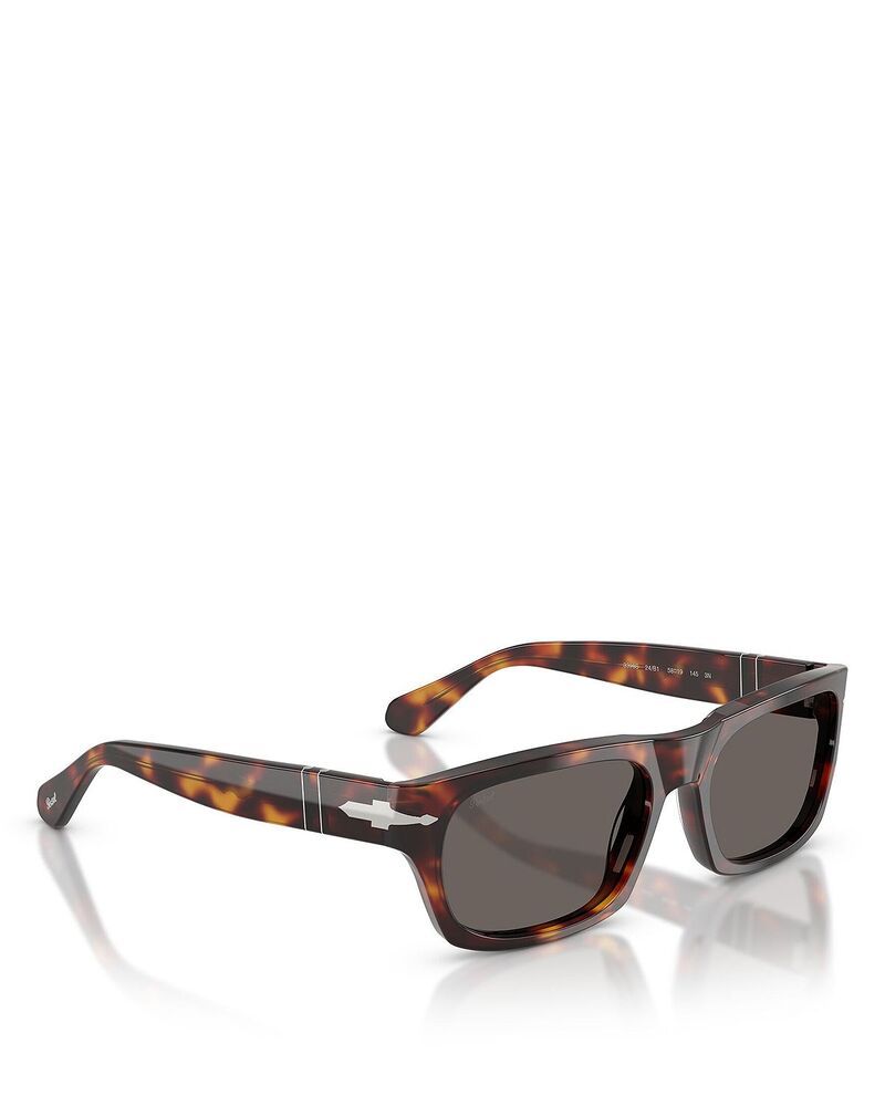 ペルソル レディース アクセサリー サングラス・アイウェア Persol Rectangular Sunglasses 58mm Havana