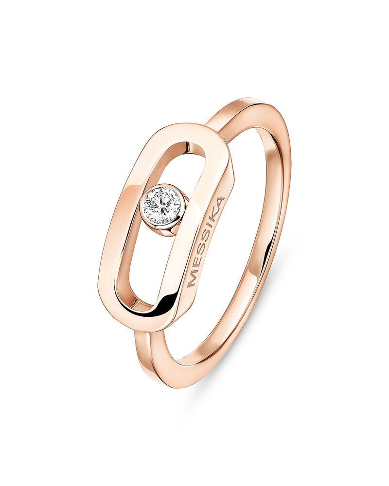 メシカ レディース アクセサリー リング Messika 18K Gold Move Uno Large Diamond Ring 006 tcw Pink Gold ピンク
