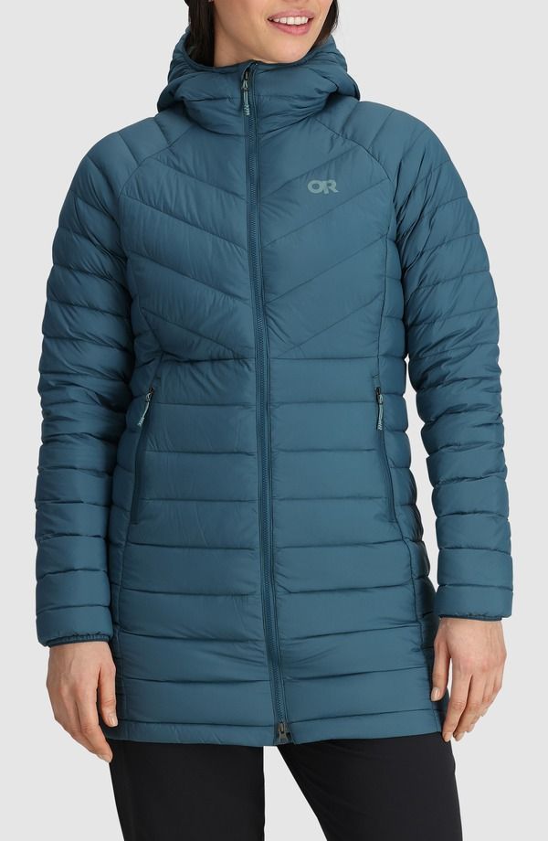 アウトドアリサーチ レディース アウター ジャケット・ブルゾン コート ダウン Outdooresearch Transcendent Wateresistant 800 Fill Power Down Coat Harbor