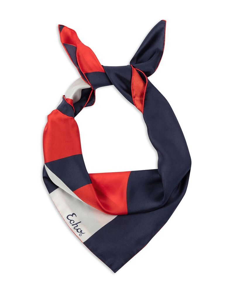 エコー レディース アクセサリー マフラー・ストール・スカーフ シルク Echo Curvesilk Square Scarf Navy ネイビー 22,896円