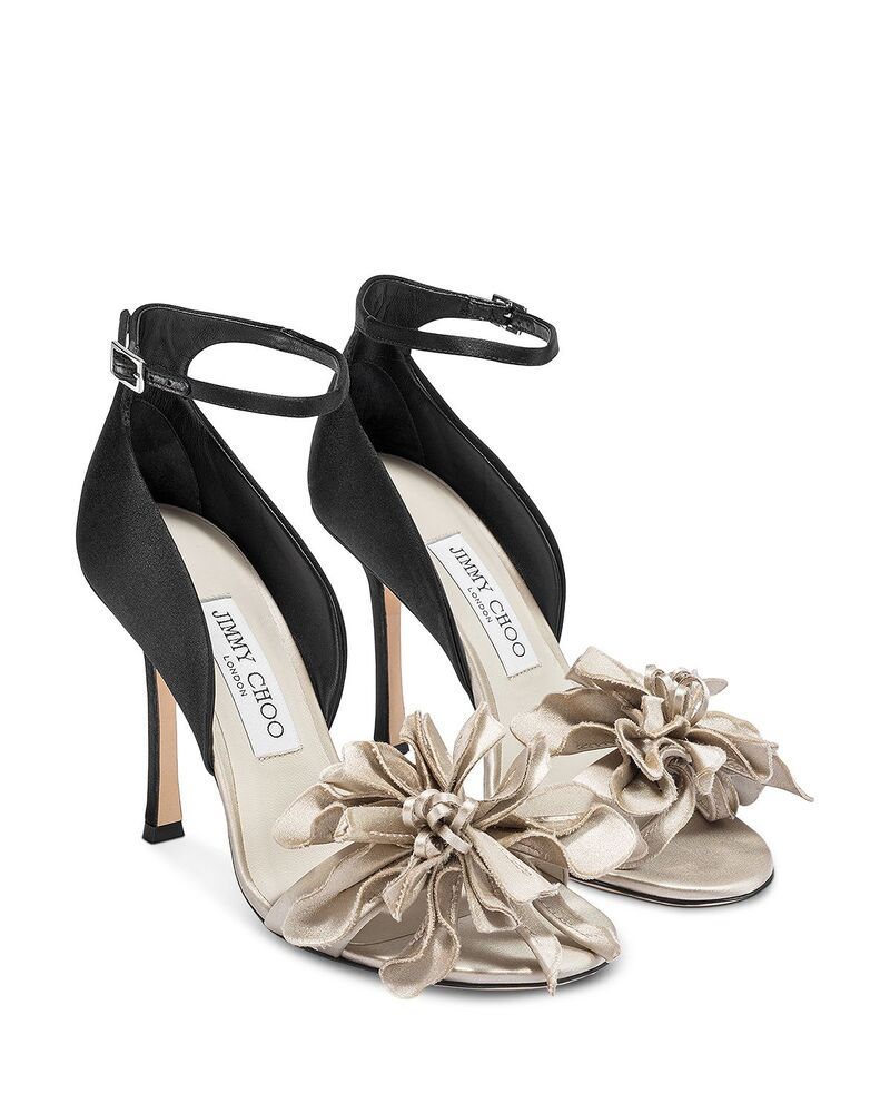 ジミーチュー レディース シューズ サンダル Jimmy Choo Womens Coko 100 Sandals BoneBlack ブラック