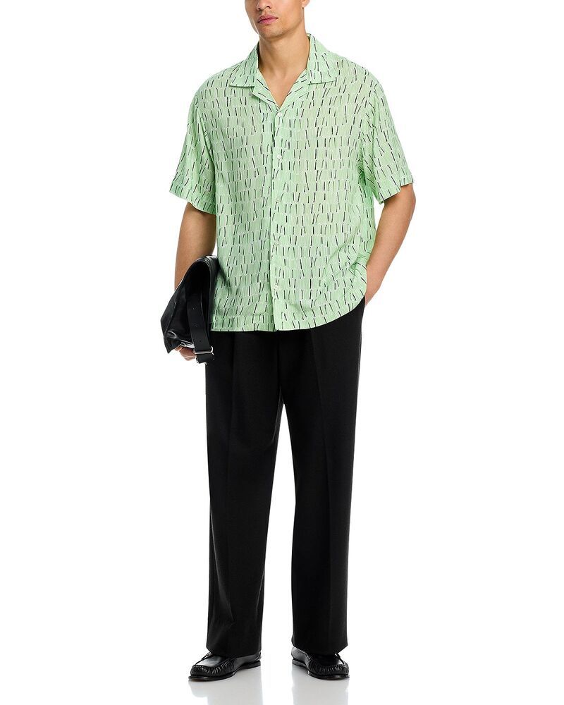フューゴ メンズ トップス シャツ ボタンダウン HUGO Espino Button Down Shirt Open Green グリーン