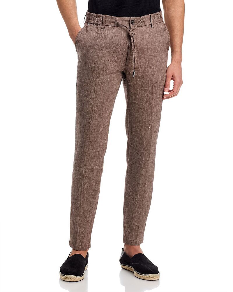 ボス メンズ ボトムス カジュアルパンツ レギュラーフィット BOSS HKane Modern Regular Fit Pants Dark Brown ブラウン
