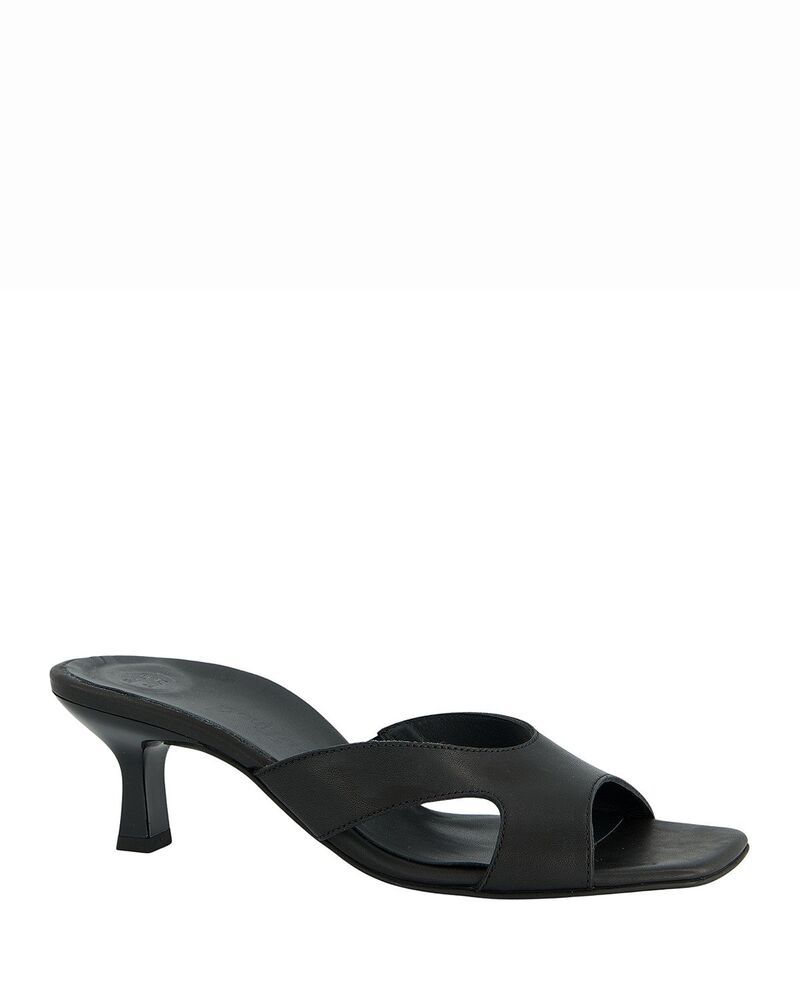 ポール・グリーン レディース シューズ サンダル Paul Green Womens Dazzle Sandals Black Leather ブラック