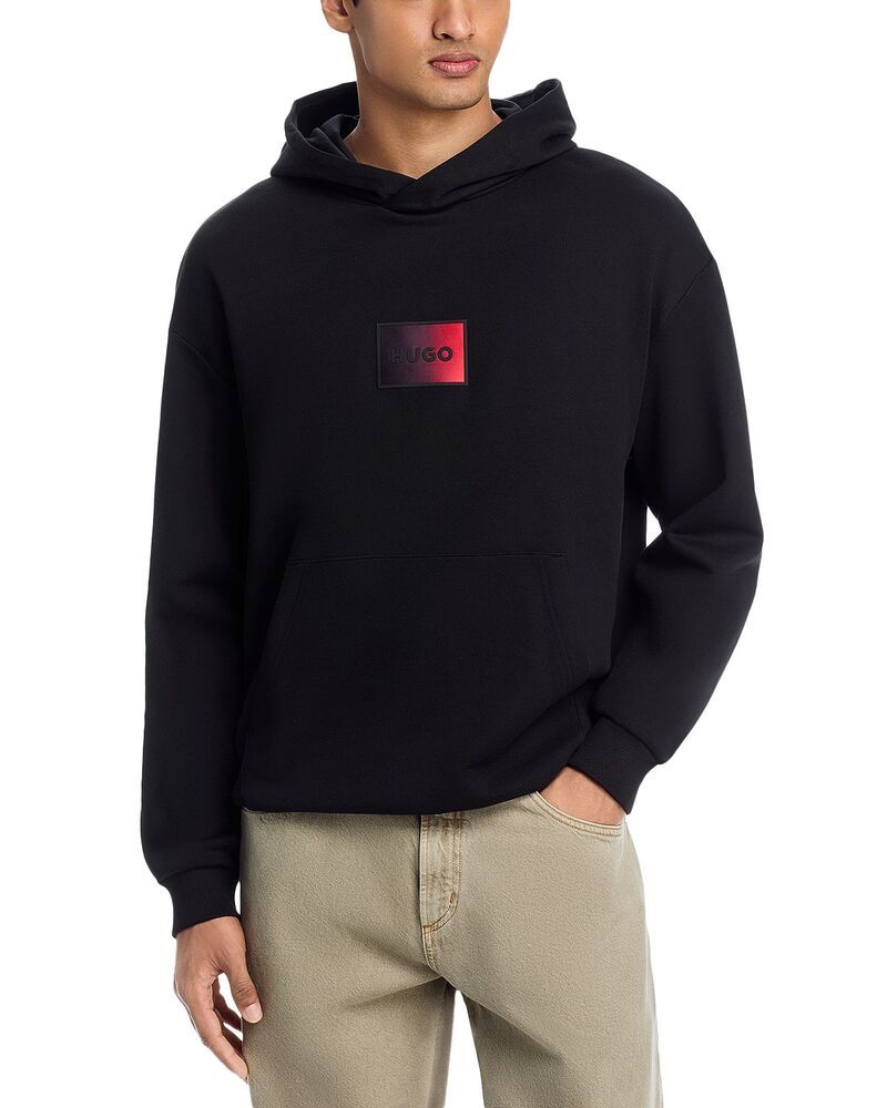 フューゴ メンズ アウター パーカー・スウェット リラックスフィット シャツ HUGO Danohood Relaxed Fit Hooded Sweatshirt Black ブラック