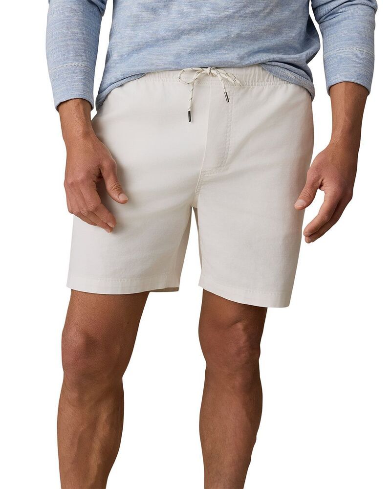 ファレティ メンズ ボトムス ハーフパンツ・ショーツ ショートパンツ Faherty Essential Drawstring 65 Shorts Boneyard White ホワイト