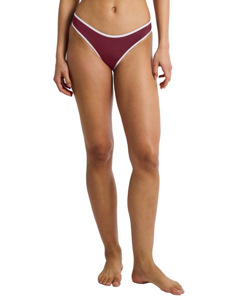 オニア レディース 水着 ボトムスのみ Onia Milly Bikini Bottom Dark CherryEgret