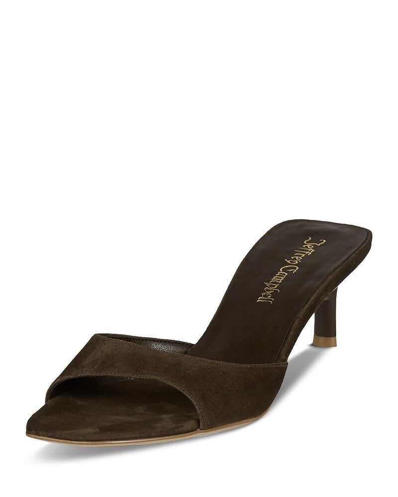 ジェフリー キャンベル レディース シューズ サンダル Jeffrey Campbell Womens Cocoa Mules Brown Suede ブラウン