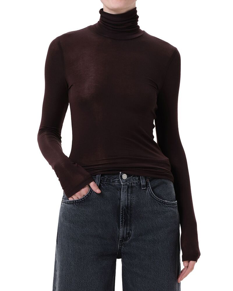 アゴルド レディース トップス シャツ タートルネック AGOLDE Pascale Turtleneck Root