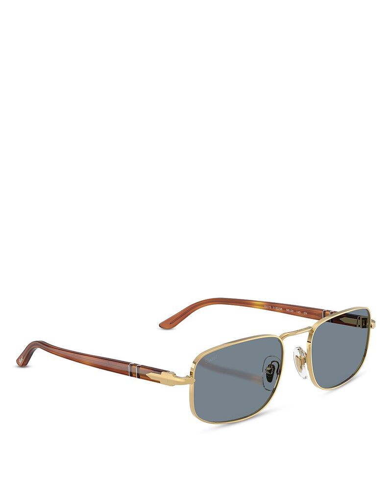 ペルソル レディース アクセサリー サングラス・アイウェア Persol Pillow Sunglasses 56mm GoldBlue ブルー