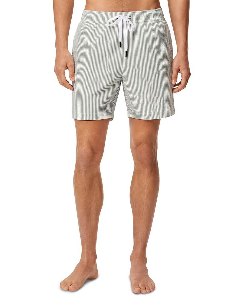 オニア メンズ 水着 ハーフパンツ・ショーツ Onia MB Charleseersucker 65 Swim Trunks Ivy