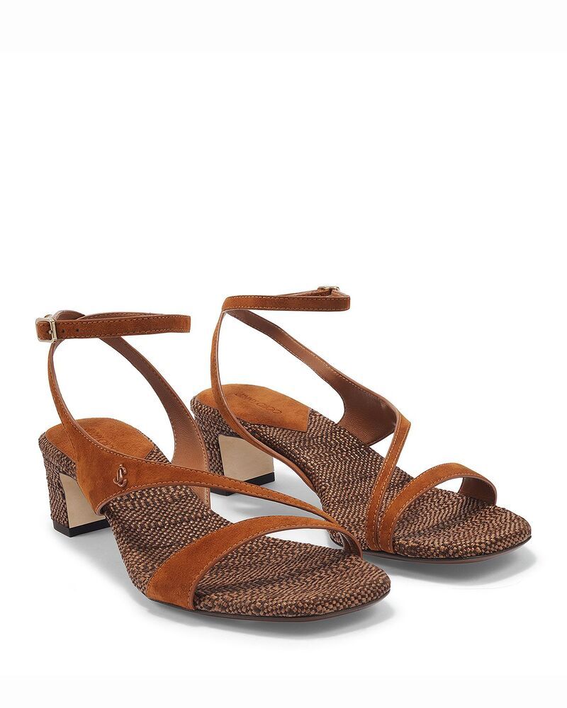 ジミーチュー レディース シューズ サンダル Jimmy Choo Womens Faye 45 Sandals Tan タン