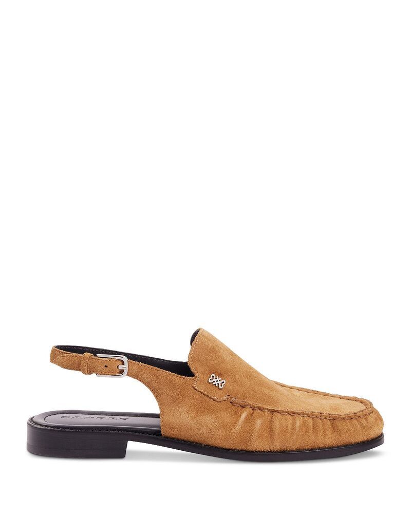 サンドロ レディース シューズ スリッポン・ローファー Sandro Womens Preppy Slingback Loafers Beige ベージュ