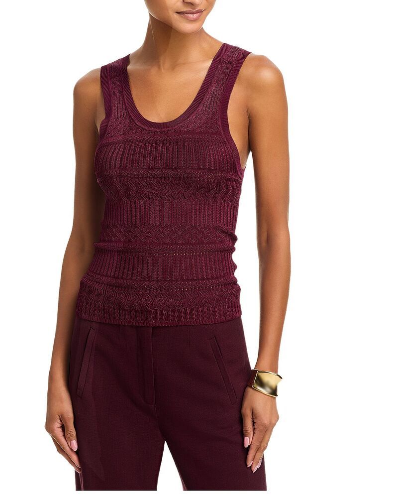 ヴェロニカ ベアード レディース トップス タンクトップ Veronica Beard Sandra Tank Raisin