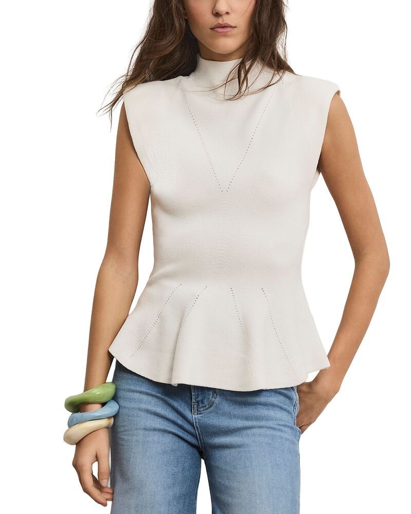 ヴェロニカ ベアード レディース トップス シャツ ニット Veronica Beard Seraphine Knitop Off White オフホワイト