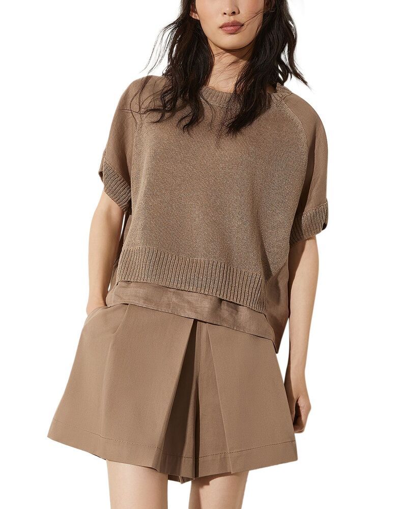 マックスアンドコー レディース アウター ニット・セーター MAXCo Mcopomposa Sweater Hazelnut Brown ブラウン