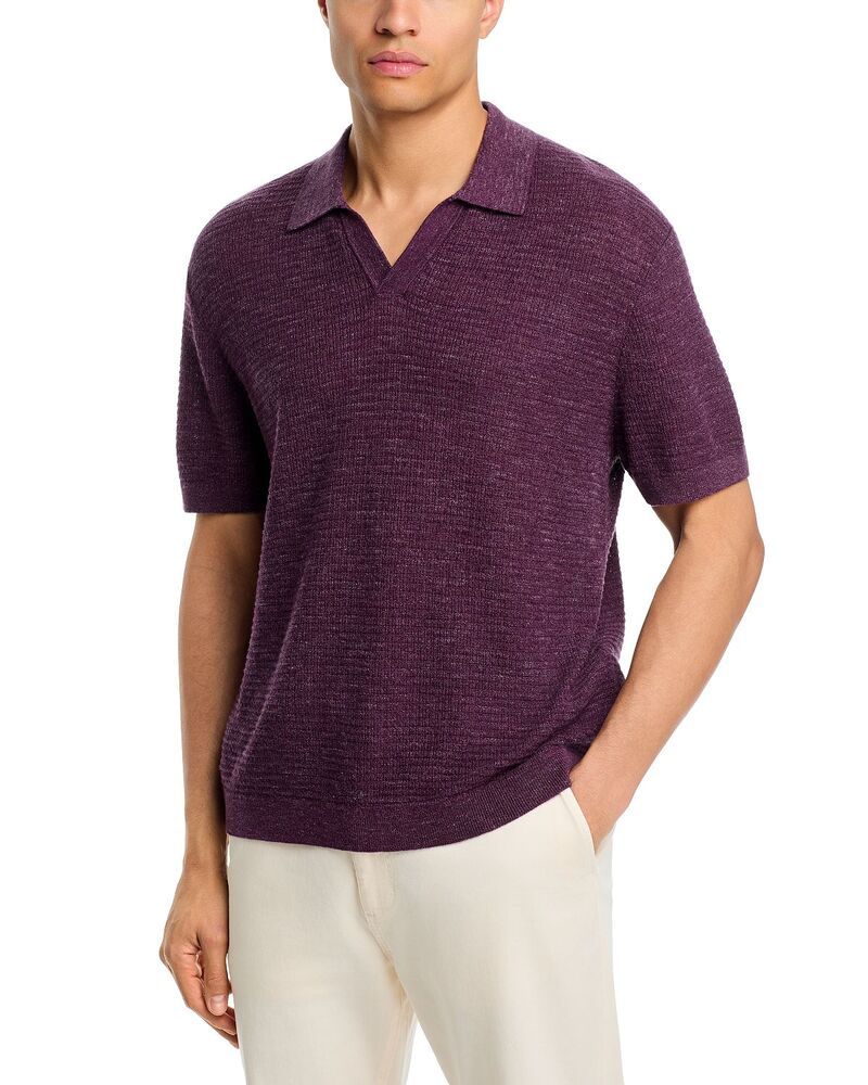 セオリー メンズ トップス ポロシャツ リネン Theory Brenan Polo ineo Pacific Linen Grapevine 38,870円