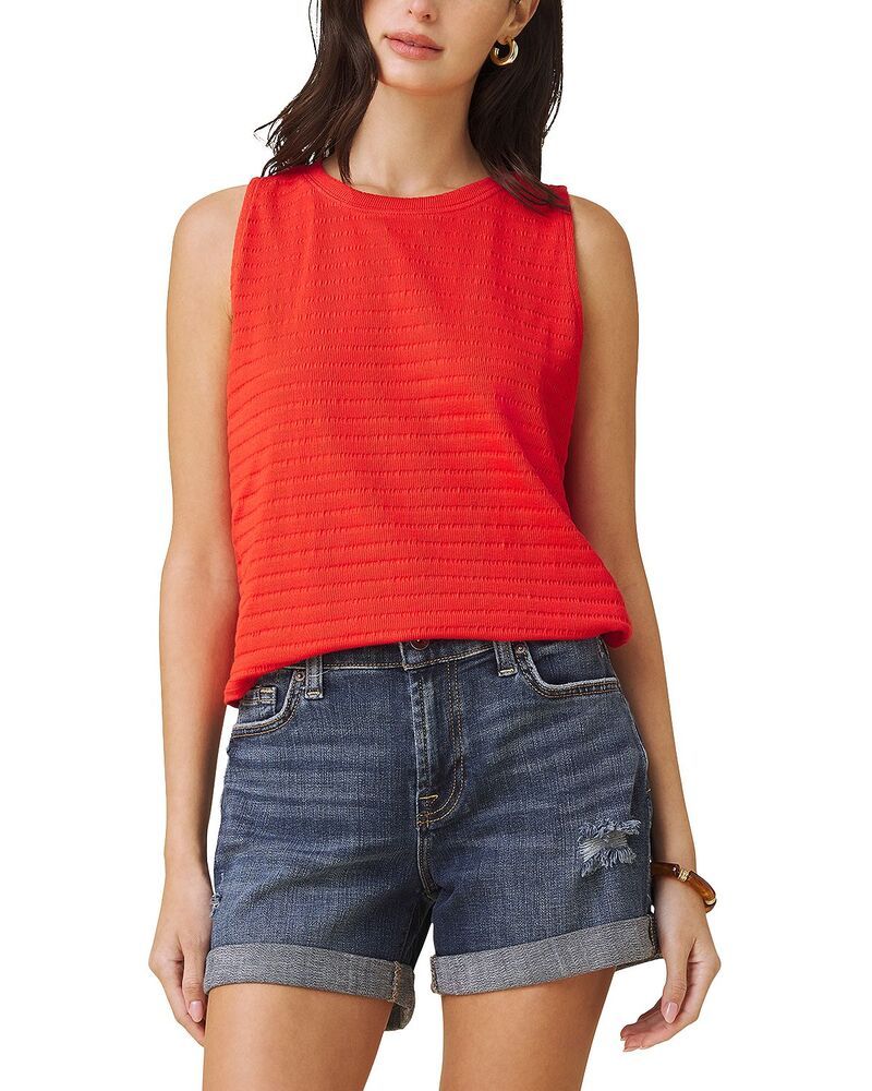 スプレンディット レディース トップス タンクトップ シャーリング Splendid Shelly Smocked Tank Top Firework