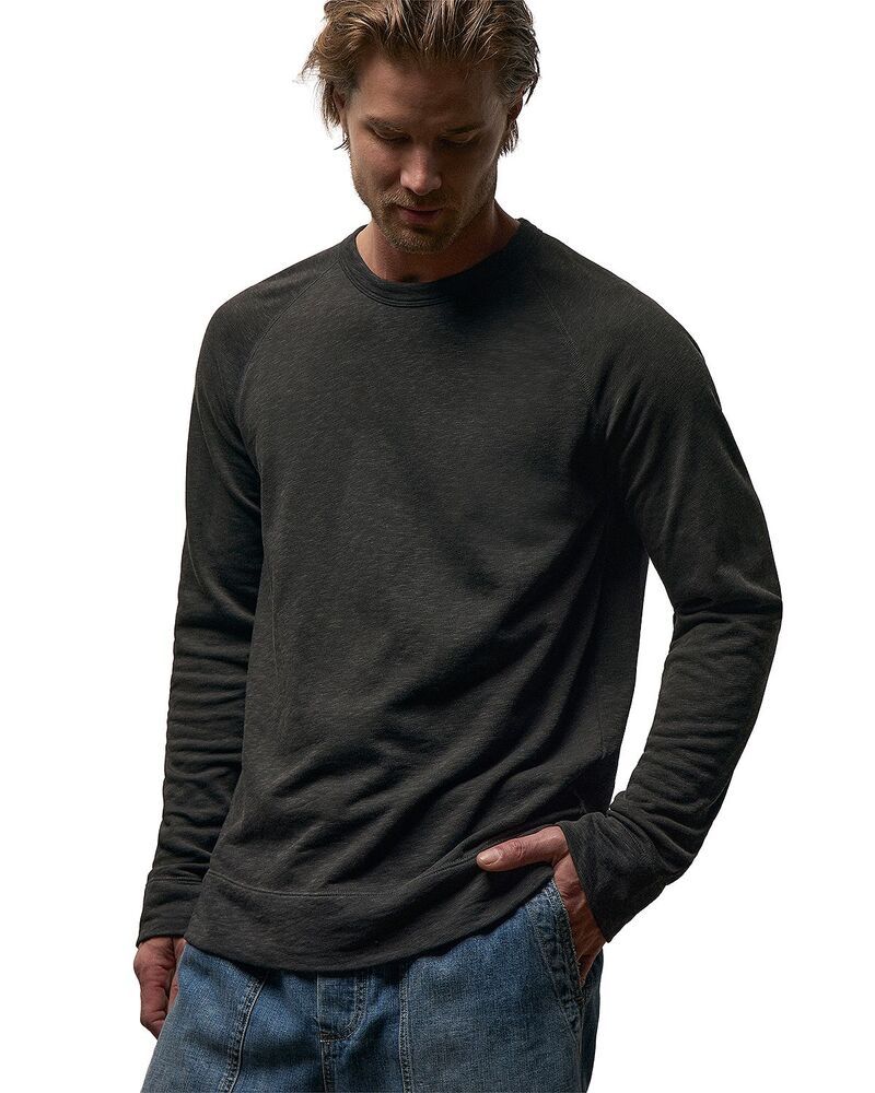 ジェームス パース メンズ アウター パーカー・スウェット ヴィンテージ パイル シャツ James Perse Vintage French Terry Sweatshirt Carbon Pigment