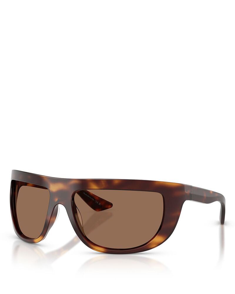 カイト レディース アクセサリー サングラス・アイウェア KHAITE x Oliver Peoples Wraparound Sunglasses 65mm Brown ブラウン
