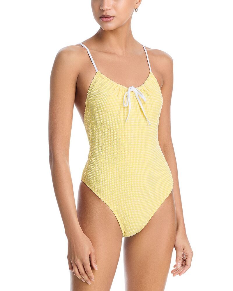 ソリッド アンド ストライプ レディース 水着 上下セット Solid Striped The Orla One Piece Swimsuit Citrina