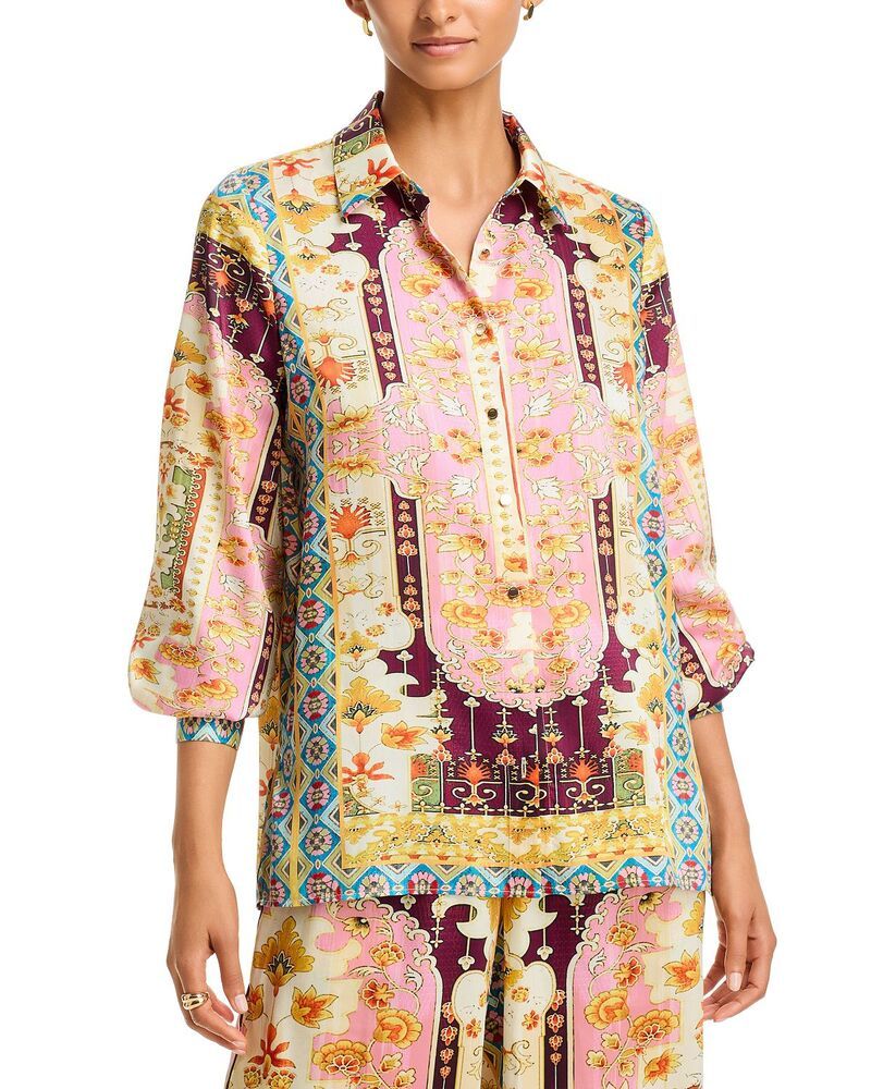 エリータハリ レディース トップス シャツ ブラウス Elie Tahari The Lior Baroque Blouse Baroque Print