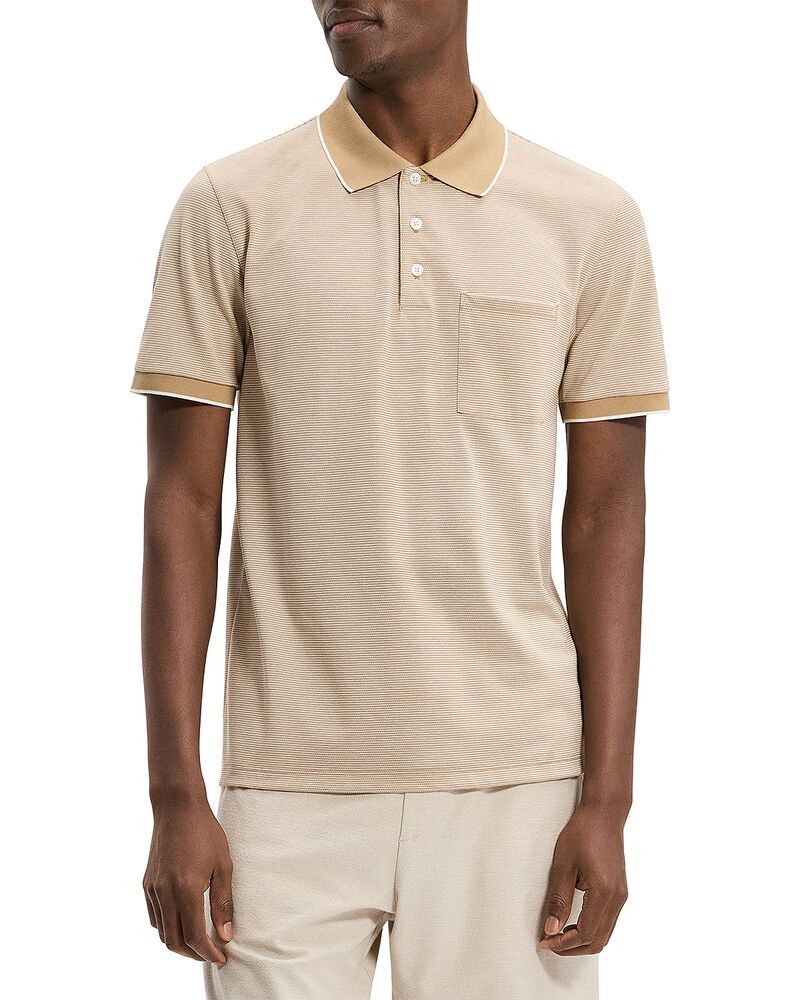 セオリー メンズ トップス ポロシャツ Theory Pique Polo Shirt Fresh Khaki Multi カーキ